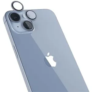 Epico Hliníkové ochranné sklo na čočky fotoaparátu pro iPhone 14 / 14 Plus modrá