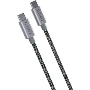 Epico 240W USB-C na USB-C opletený kabel 2m - vesmírně šedá