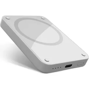 Epico 4200mAh MagSafe kompatibilní bezdrátová power banka - světle šedá