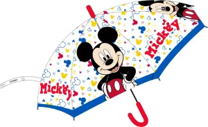 EPlus Dětský deštník - Mickey Mouse transparentní