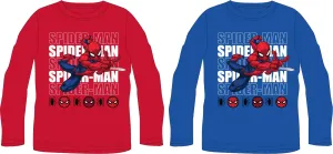 EPlus Chlapecké tričko s dlouhým rukávem - Spiderman, modré Velikost - děti: 128