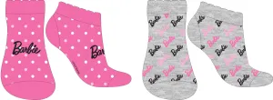 EPlus Sada 2 párů dětských ponožek - Barbie Velikost ponožek: 31-34