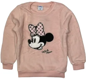EPlus Dievčenská mikina - Minnie Mouse ružová Velikost - děti: 134/140