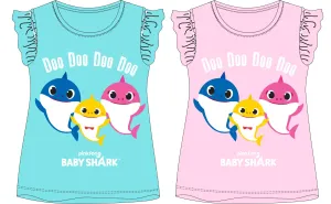 EPlus Dívčí tričko - Baby Shark, tyrkysové Velikost - děti: 92