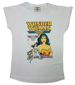 EPlus Dívčí tričko - Wonder Woman bílé Velikost - děti: 164