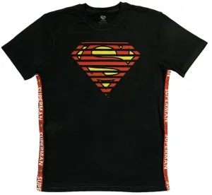 EPlus Pánské tričko - Superman šedé logo Velikost - dospělý: XS