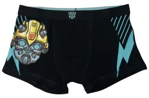 EPlus Pánské boxerky - Transformers Bumblebee zeleno-černé Velikost - dospělý: L