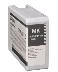 Epson SJIC36P-MK C13T44C540 pro ColorWorks, matná černá (black matte) originální cartridge