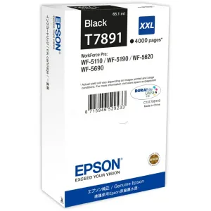 EPSON T7891 (C13T789140) - originální cartridge, černá, 65ml