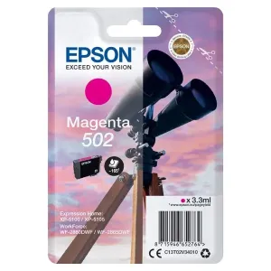 Epson 502 T02V34010 purpurová (magenta) originální cartridge