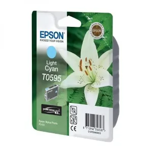 EPSON T0595 (C13T05954010) - originální cartridge, světle azurová, 13ml