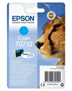 EPSON T0712 (C13T07124012) - originální cartridge, azurová, 5,5ml