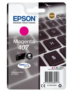 Epson 407 C13T07U340 purpurová (magenta) originální cartridge