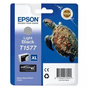 EPSON T1577 (C13T15774010) - originální cartridge, světle černá, 26ml