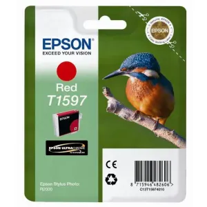 EPSON T1597 (C13T15974010) - originální cartridge, červená, 17ml