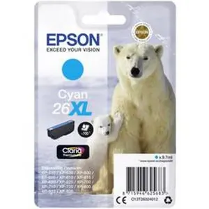 Epson T26324012, T263240, 26XL azurová (cyan) originální cartridge