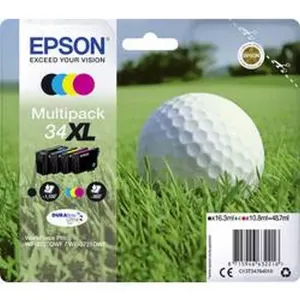 EPSON T3476 (C13T34764010) - originální cartridge, černá + barevná, 1x16,3ml/3x10,8ml