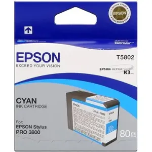 EPSON T5802 (C13T580200) - originální cartridge, azurová, 80ml