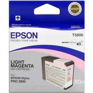 EPSON T5806 (C13T580600) - originální cartridge, světle purpurová, 80ml