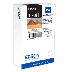 EPSON T7011 (C13T70114010) - originální cartridge, černá, 63,2ml