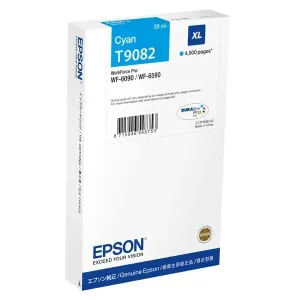 EPSON T9082 (C13T908240) - originální cartridge, azurová, 39ml