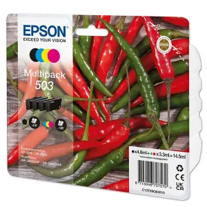 EPSON C13T09Q64010 - originální cartridge, černá + barevná, 550 stran