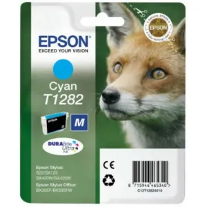 EPSON T1282 (C13T12824022) - originální cartridge, azurová, 3,5ml
