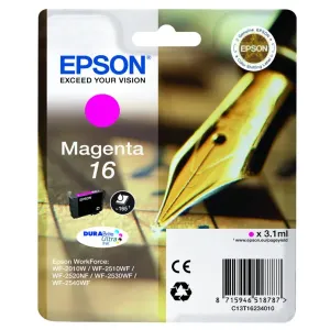 EPSON T1623 (C13T16234022) - originální cartridge, purpurová, 3,1ml