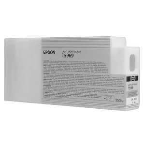 EPSON T5969 (C13T596900) - originální cartridge, světle světle černá, 350ml