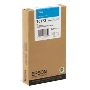 EPSON T6122 (C13T612200) - originální cartridge, azurová, 220ml