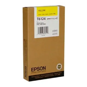 EPSON T6124 (C13T612400) - originální cartridge, žlutá, 220ml