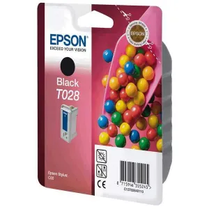 EPSON T0284 (C13T02840110) - originální cartridge, černá, 17ml