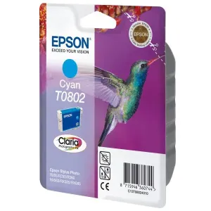 EPSON T0802 (C13T08024011) - originální cartridge, azurová, 7,4ml