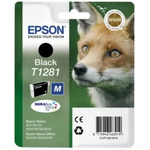 EPSON T1281 (C13T12814022) - originální cartridge, černá, 5,9ml