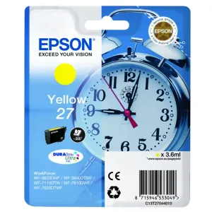 EPSON T2704 (C13T27044022) - originální cartridge, žlutá, 3,6ml