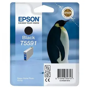 EPSON T5591 (C13T55914010) - originální cartridge, černá, 13ml