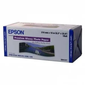 Epson 210/10/Premium Glossy Photo Paper Roll, 210mmx10m, 8