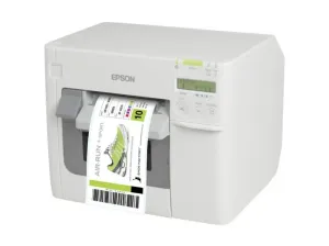 Epson ColorWorks C3500 C31CD54012CD, barevná tiskárna štítků, cutter, disp., USB, Ethernet, NiceLabel, white