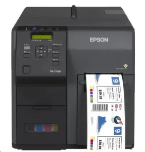 Epson ColorWorks C7500G C31CD84312, barevná tiskárna štítků, cutter, disp., USB, Ethernet, black