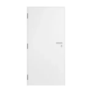 Protipožární dveře EI 30 DP3 - Sněhobílá Greko (Odolný Laminát), 80/197 cm, P