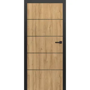 Interiérové dveře Intersie Lux Černá 207 - Výška 210 cm