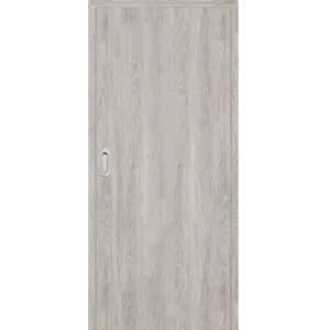 Posuvné dveře do pouzdra Plné Hladké - Dub šedý 3D Greko