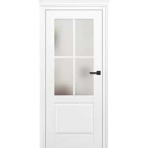 Bílé interiérové dveře Peonia 1 (UV Lak)