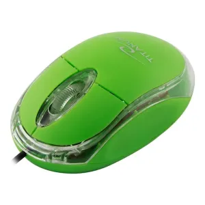 Drátová myš Esperanza TM102G Titanium (zelená)