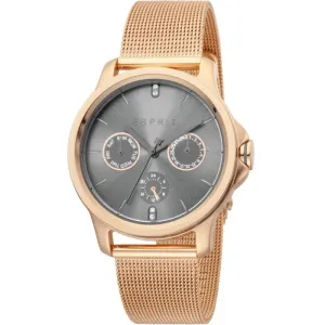ESPRIT hodinky Turn pozlacené růžovým zlatem ES1L145M0095