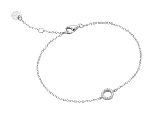 Esprit Elegantní stříbrný náramek s kroužkem Naomi ESBR01661117