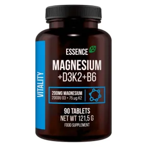 Magnesium + D3K2 + B6 - Essence Nutrition 90 tbl