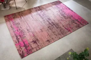 Estila Růžovo-béžový obdélníkový designový koberec z bavlny Vernon 240cm