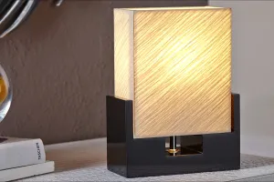 Estila Moderní jedinečná stolní lampa Twilight oranžová