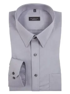 Nadměrná velikost: Eterna, Business košile, Comfort Fit Grey #4795014